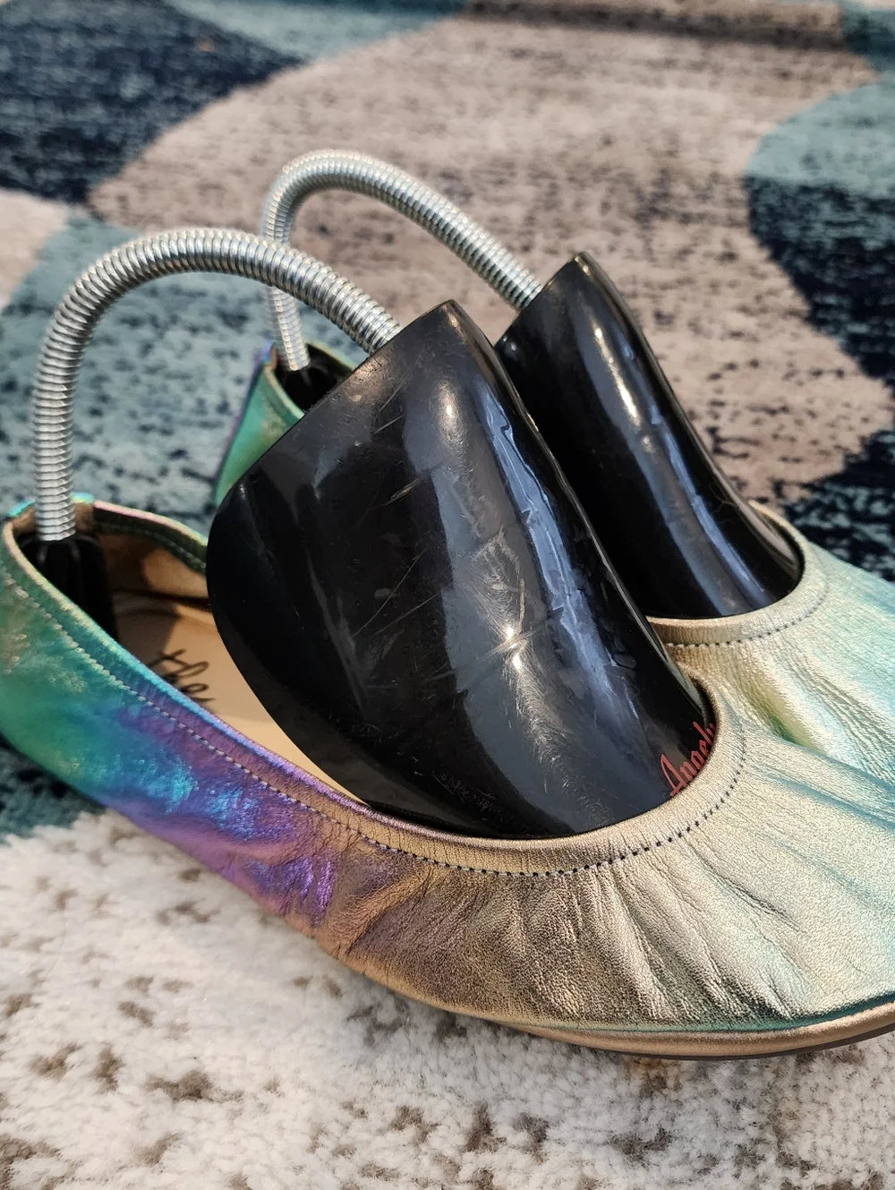 The Storehouse Flats Northern Lights Rainbow Foldable Ballet Size 8 Classic
